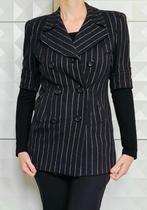 Toffe vintage krijtstreep blazer, Vintage, Jasje, Maat 36 (S), Gedragen