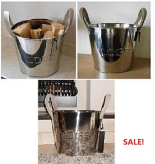 Haardhoutbak LOGS houtemmer houtbak, Huis en Inrichting, Woonaccessoires | Overige, Nieuw, Verzenden
