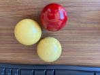 setje biljartballen 56mm, Sport en Fitness, Biljarten en Poolen, Ophalen, Gebruikt, Keu of Ballen