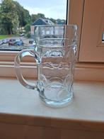 Bier pul 1 liter glas, Ophalen of Verzenden, Zo goed als nieuw, Bierglas