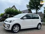 Volkswagen Up! 1.0 BMT high up! clima/camera/cruise NL-NAP, Auto's, Voorwielaandrijving, Stof, Gebruikt, Wit