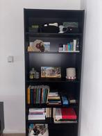 IKEA BILLY boekenkast – zwart eikenpatroon – als nieuw, Ophalen, 200 cm of meer, 50 tot 100 cm, Zo goed als nieuw