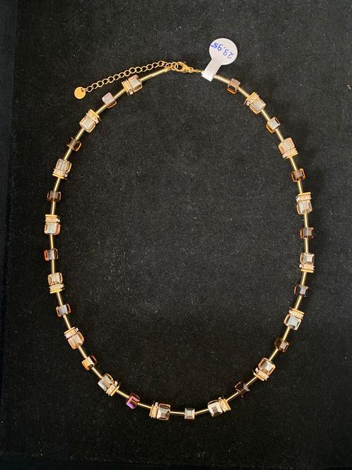 Aanbieding NIEUW exclusieve ketting naar luxe merk., Sieraden, Tassen en Uiterlijk, Kettingen, Nieuw, Overige materialen, Goud