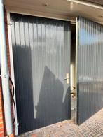 2x Grote houten buitendeuren 120x230, Doe-het-zelf en Verbouw, Deuren en Horren, Ophalen, Gebruikt, Buitendeur, Vouwdeur