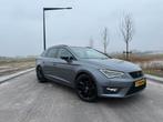 Seat Leon ST 1.4 TSI ACT 150pk 2015 pano nwe DSG nwe APK, Auto's, Zwart, 4 cilinders, Leon, Alcantara