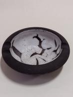 Mobach asbak zwart / wit doorsnee 13 cm, Verzamelen, Ophalen, Huis en Inrichting