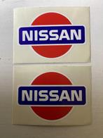 2 stickers Nissan (in 1 koop), Verzamelen, Stickers, Verzenden, Zo goed als nieuw, Auto of Motor