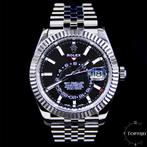 Rolex Sky-Dweller 326934 Black dial Fullset 12-2021, Staal, Rolex, Polshorloge, Nieuw