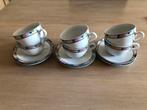 6 thee of koffie kop en schotels van D.E porselein, Huis en Inrichting, Keuken | Servies, Ophalen of Verzenden, Zo goed als nieuw