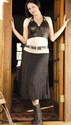 Stars & Strips Zwarte Midi Rok XL/XXL, Zwart, Maat 46/48 (XL) of groter, Nieuw, Ophalen of Verzenden