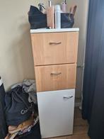 Zwaar (badkamer) kastje met marmer bovenplaatje, Ophalen of Verzenden