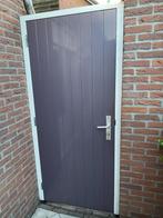 Solide poortdeur, Tuin en Terras, Ophalen, 200 cm of meer, Minder dan 100 cm, Zo goed als nieuw