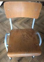 Vintage schoolstoelen, 6 stuks, Huis en Inrichting, Stoelen, Ophalen, Gebruikt