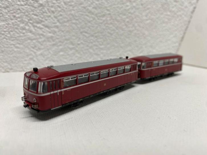 Fleischmann Railbus met bijwagen *Micromotor*, Hobby en Vrije tijd, Modeltreinen | N-Spoor, Gebruikt, Wagon, Gelijkstroom, Fleischmann