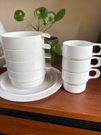 Vintage campingservies, wit, o.a. Mepal Rosti, Caravans en Kamperen, Ophalen of Verzenden, Gebruikt