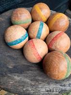 Antieke Franse houten Jeu de Boules/Petanique ballen, setpr., Antiek en Kunst, Ophalen of Verzenden