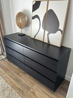 MALM ladekast zwartbruin, 5 laden of meer, Ophalen, 75 cm of meer, 150 tot 200 cm