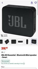 JBL GO Essential - Bluetooth Mini speaker - Zwart, JBL, Overige typen, Nieuw, Ophalen of Verzenden