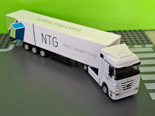 Onbekend - Mercedes Actros Truck NTG [wit] 1/87, Hobby en Vrije tijd, Modelauto's | 1:87, Gebruikt, Bus of Vrachtwagen, Overige merken