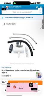 Itho Daalderop Boiler Aansluitset, Doe-het-zelf en Verbouw, Geisers en Boilers, Ophalen of Verzenden, Nieuw, Onderdeel, Terugslagbeveiliging (TTB)