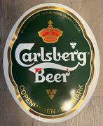 Emaille Reclamebord Carlsberg Bier, Verzamelen, Ophalen of Verzenden, Gebruikt, Reclamebord