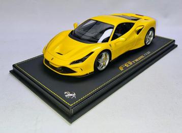 Ferrari F8 Tributo Geel 1:18 P18171C-25 van BBR beschikbaar voor biedingen