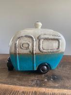 Caravan decoratie aardewerk voorraad pot met deksel, Ophalen of Verzenden, Nieuw