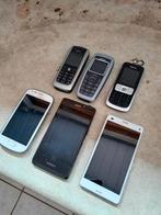 7 mobiele telefoons, Telecommunicatie, Mobiele telefoons | Nokia, Ophalen of Verzenden, Gebruikt, Zwart