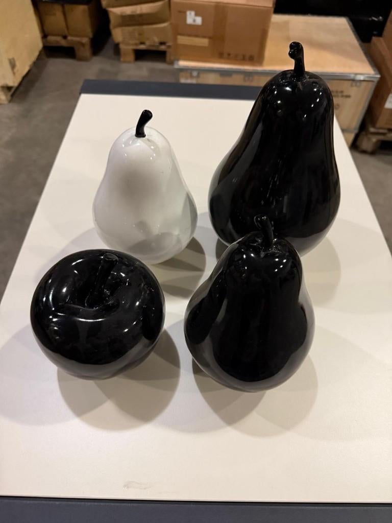 glazen appel en peren, Huis en Inrichting, Gebruikt, Overige kleuren, Info@opruimdeals.nl, Ophalen of Verzenden