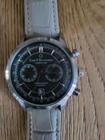 Carl F Bucherer horloge, Overige merken, Leer, Staal, Polshorloge
