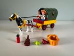 Playmobil 6948 huifkar met pony, Kinderen en Baby's, Speelgoed | Playmobil, Ophalen of Verzenden, Zo goed als nieuw