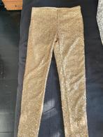 Hele mooie glitterbroek, goudkleurig. Maat S. HenM, Ophalen of Verzenden, Zo goed als nieuw, Legging