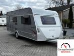 Hymer 525 living pulse stapelbed vastbed rondzit voortent, Caravans en Kamperen, Caravans, Overige typen, Rondzit, 7 tot 8 meter