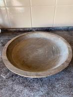 Houten schaal, Ophalen of Verzenden, Zo goed als nieuw, Rond, Hout