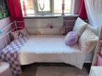 Leuk wit spijlen bed, Ophalen, 85 tot 100 cm, Gebruikt, Matras