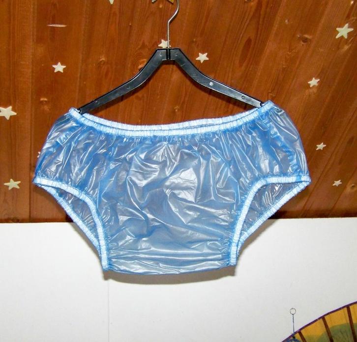 plastic broek kleur lichtblauw maat L, Diversen, Verpleegmiddelen, Zo goed als nieuw, Verzenden