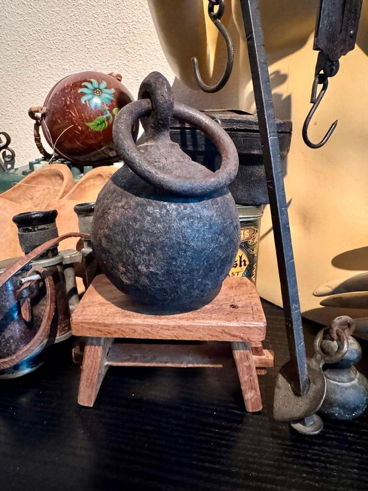 Antieke Massieve Kogel / Gewicht, Antiek en Kunst, Antiek | Gereedschap en Instrumenten, Ophalen of Verzenden