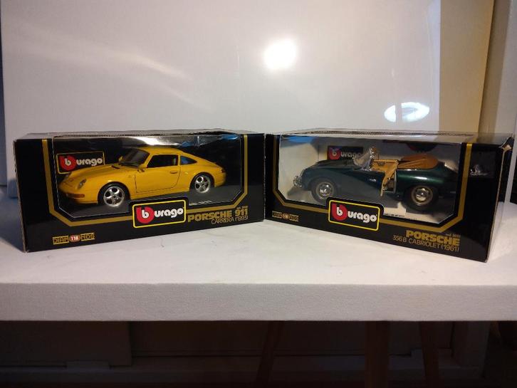 Burago Porsche 1:18 Diamond serie      2-in-1-koop, Hobby en Vrije tijd, Modelauto's | 1:18, Nieuw, Auto, Bburago, Ophalen of Verzenden