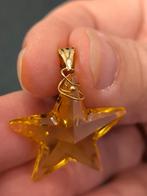 Ketting hangers 18 karaat, Overige voorstellingen, Ophalen of Verzenden, Zo goed als nieuw, Met edelsteen