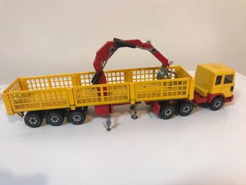 Siku 3415 MAN Vrachtwagen met oplegger en laadkraan beschikbaar voor biedingen
