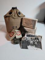 WOII US Army lot - Replica Veldfles, Verband, Foto's, Ophalen of Verzenden, Landmacht, Amerika, Overige typen