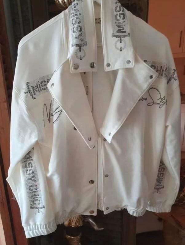 Prachtig pak van missy  bom vol strassteentjes, Kleding | Dames, Huispakken, Nieuw, Maat 36 (S), Wit, Ophalen of Verzenden