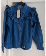 NIEUW!! Numph heel aparte spijkerblouse VAN 75 VOOR 20 EURO!, Maat 38/40 (M), Blauw, Nieuw, Ophalen of Verzenden