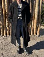 Vintage Shubette Astrakan Bontjas - Jaren 60, Kleding | Dames, Ophalen of Verzenden, Gedragen, Maat 38/40 (M), Zwart