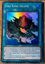 Yu-Gi-Oh! Fire King Island RA03 1st Edition !, Verzenden, Zo goed als nieuw, Losse kaart, Foil