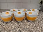 6 Vintage chocolade mokken., Ophalen of Verzenden, Aardewerk, Overige stijlen, Kop(pen) en/of Schotel(s)