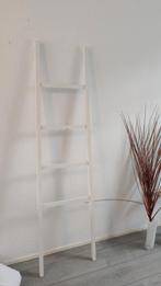 Decoratieve ladder deco wit hout blokker, Gebruikt, Ophalen of Verzenden