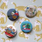Richard Scarry Katten buttons badges speldjes pin set, Verzamelen, Speldjes, Pins en Buttons, Verzenden, Nieuw, Overige onderwerpen