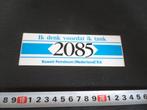 sticker ik denk voordat ik tank 2085 kuwait petroleum Q8, Ophalen, Zo goed als nieuw