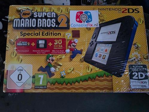 2DS refurbished, Spelcomputers en Games, Spelcomputers | Nintendo 2DS en 3DS, Refurbished, 2DS, Zwart, Ophalen of Verzenden